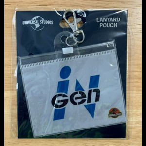 Universal Studios Florida Jurassic World IN-GEN Lanyard Pouch Brand New!